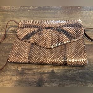 Ro-El  Vintage Snakeskin Purse